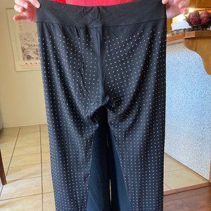 Vocal Black Allover Long Leggings